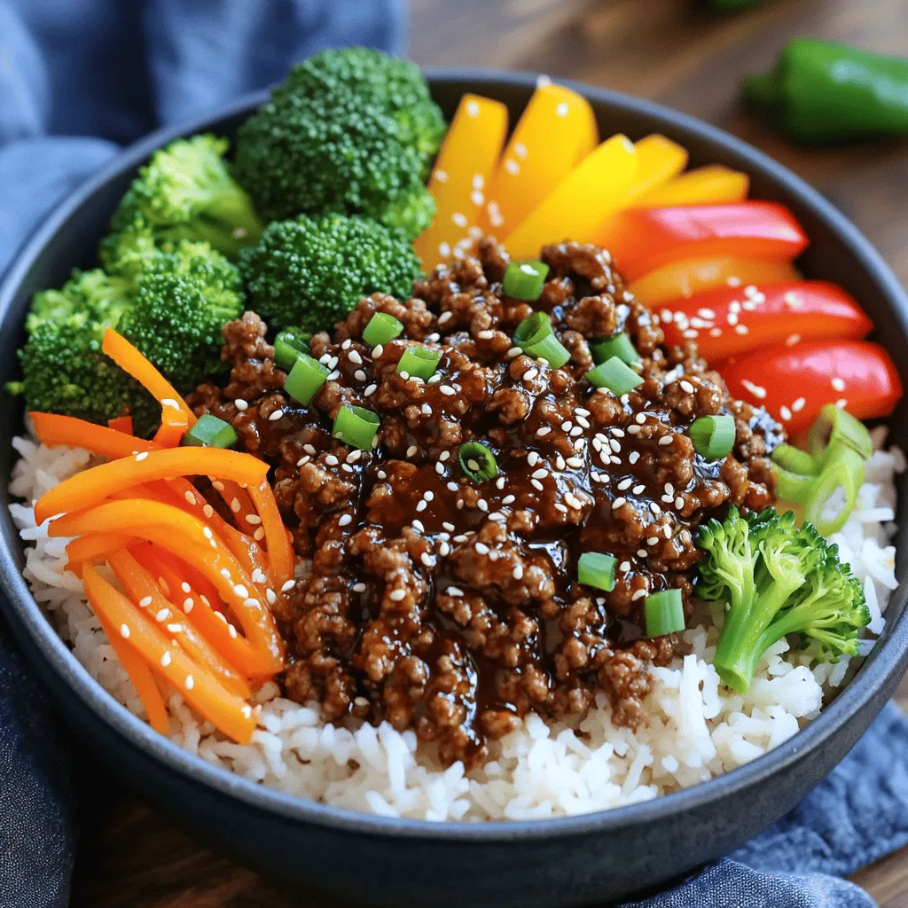 Spicy Korean Beef Bowls Tasty and Quick Recipe