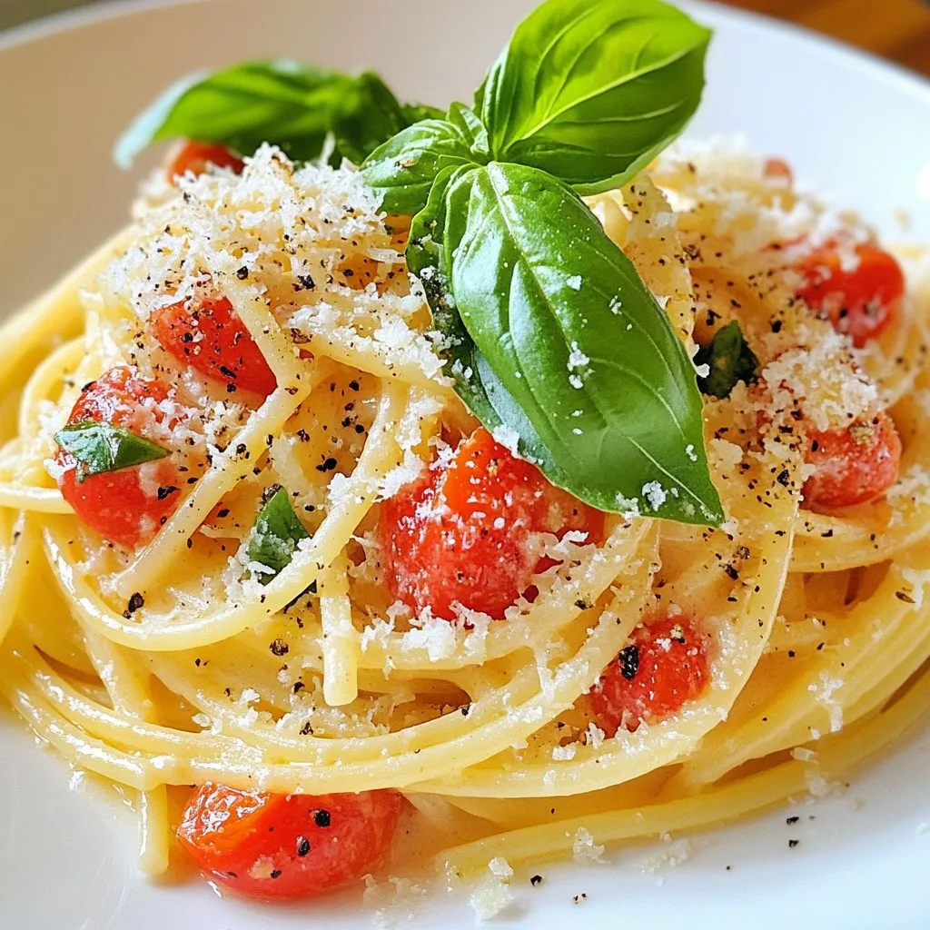 Creamy Garlic Tomato Pasta Savory and Simple Meal