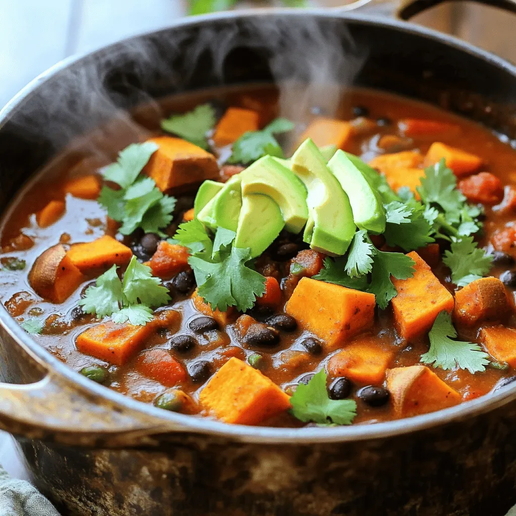 Sweet Potato Black Bean Chili Flavorful Weeknight Meal