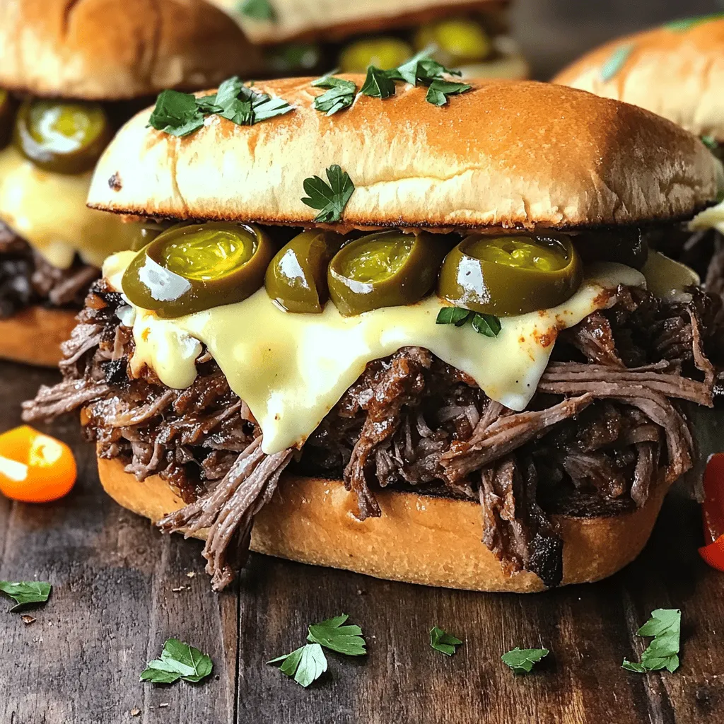 Savory Slow Cooker Italian Beef Sandwiches Recipe