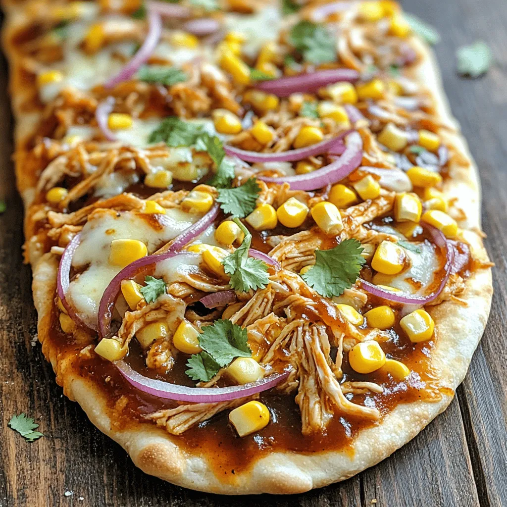 BBQ Chicken Flatbread Easy and Flavorful Recipe