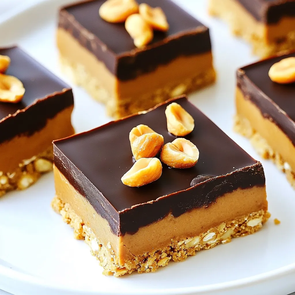 No Bake Peanut Butter Bars Easy and Healthy Treat
