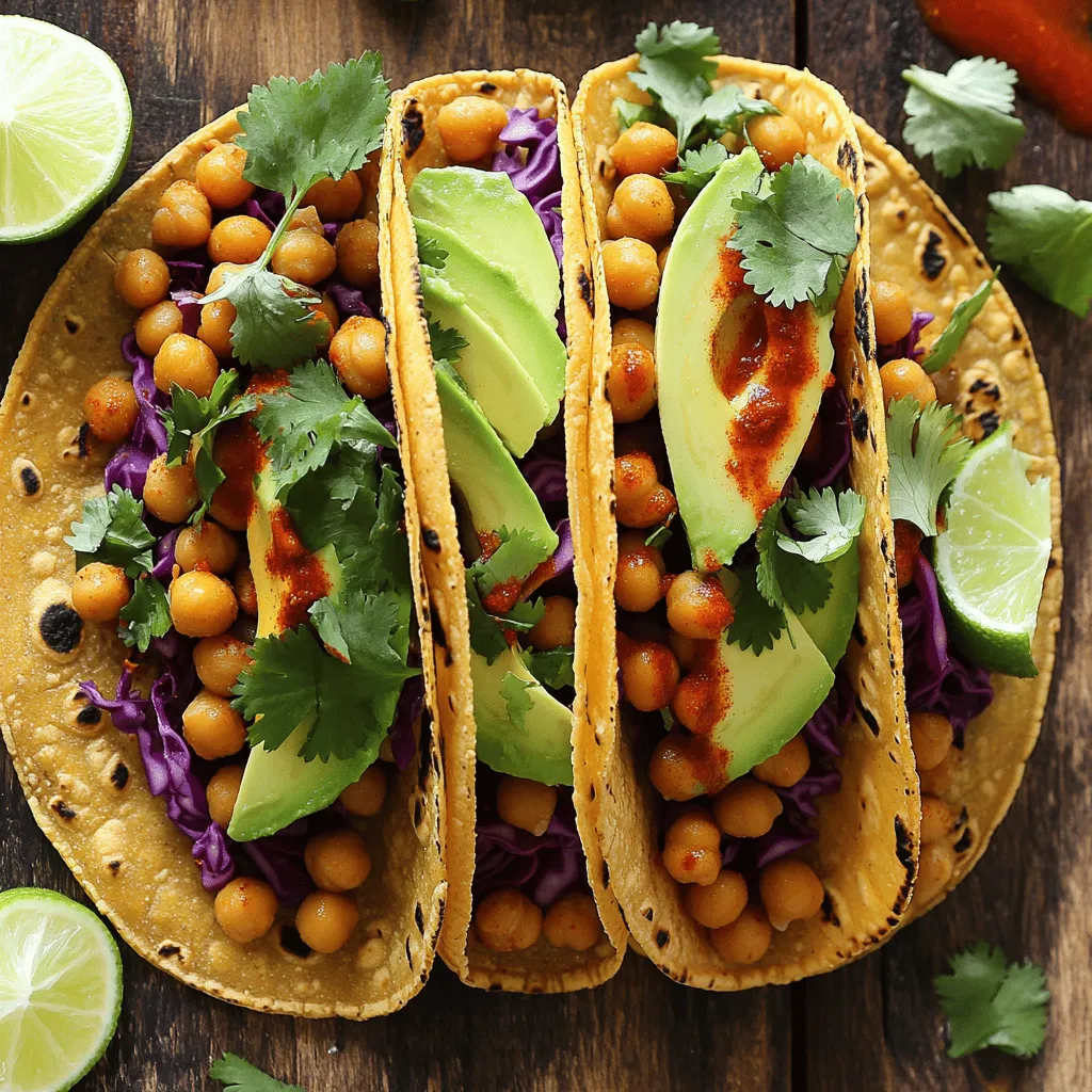 Spicy Chickpea Tacos Flavorful and Nutritious Meal
