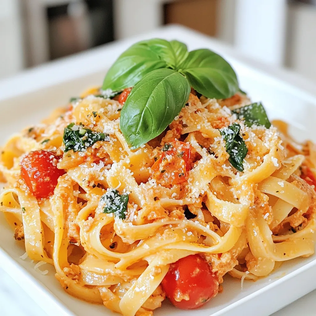 Creamy Tomato Garlic Pasta Easy and Flavorful Recipe