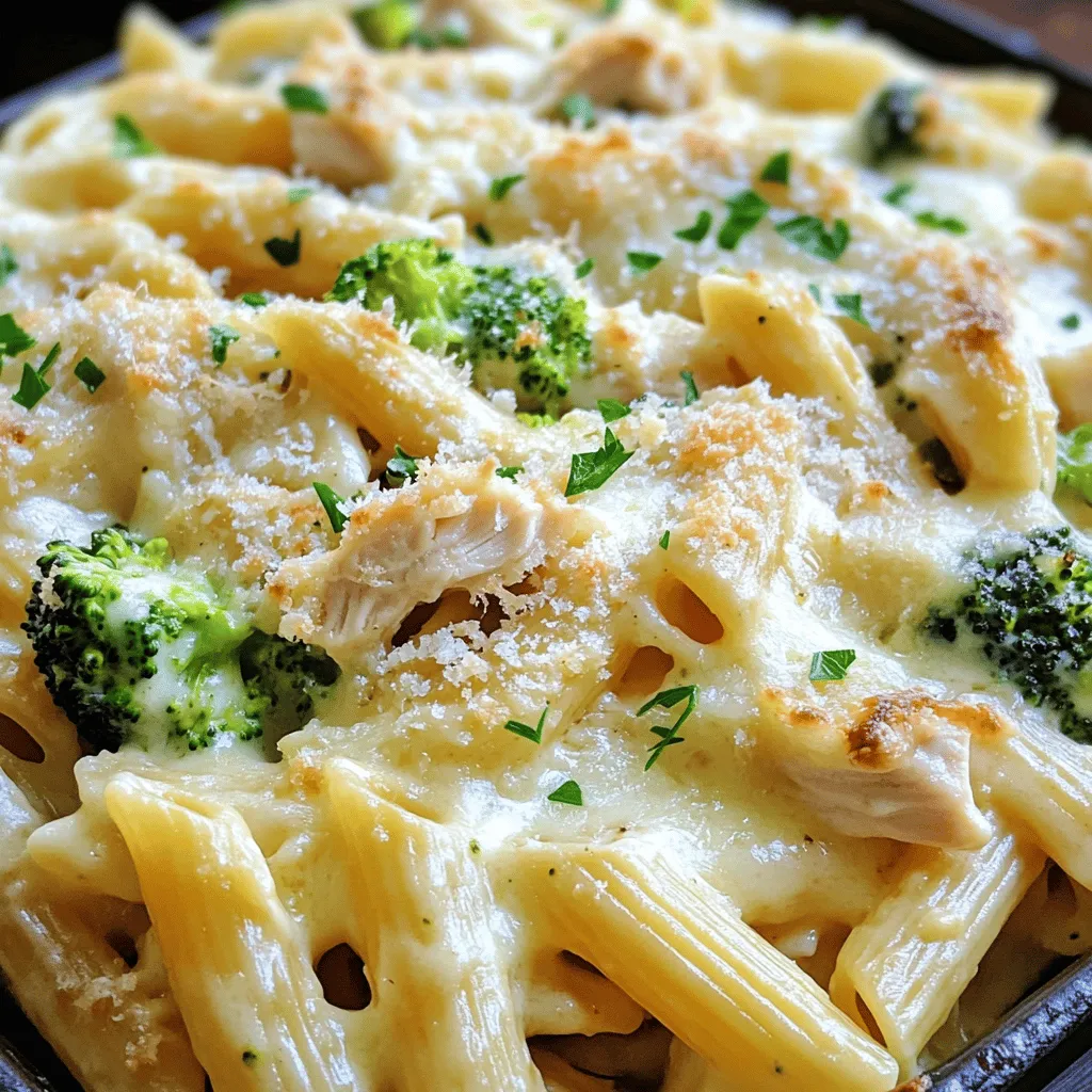 Easy Chicken Alfredo Pasta Bake Savory and Satisfying