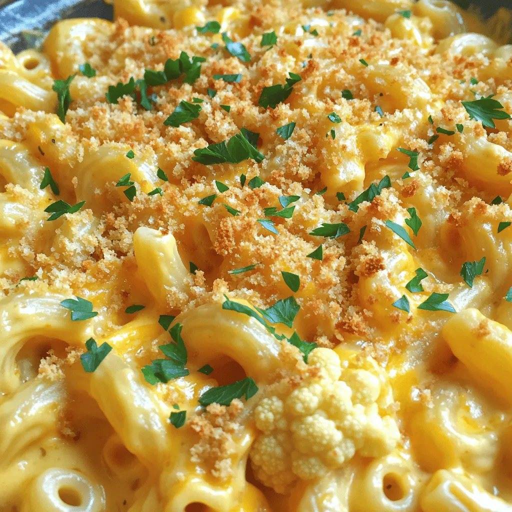 Creamy Cauliflower Mac and Cheese Rich Comfort Dish