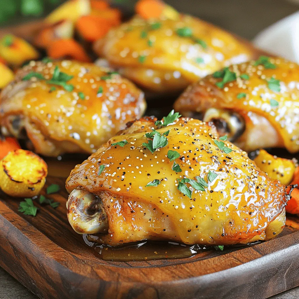 Honey Mustard Baked Chicken Thighs Flavorful Delight