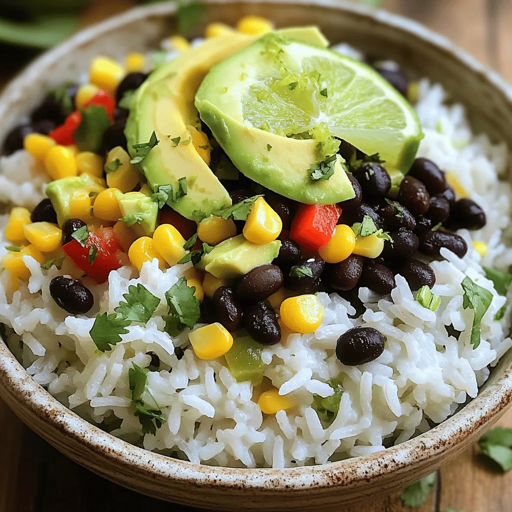 Zesty Cilantro Lime Rice Bowls Flavorful and Easy Meal