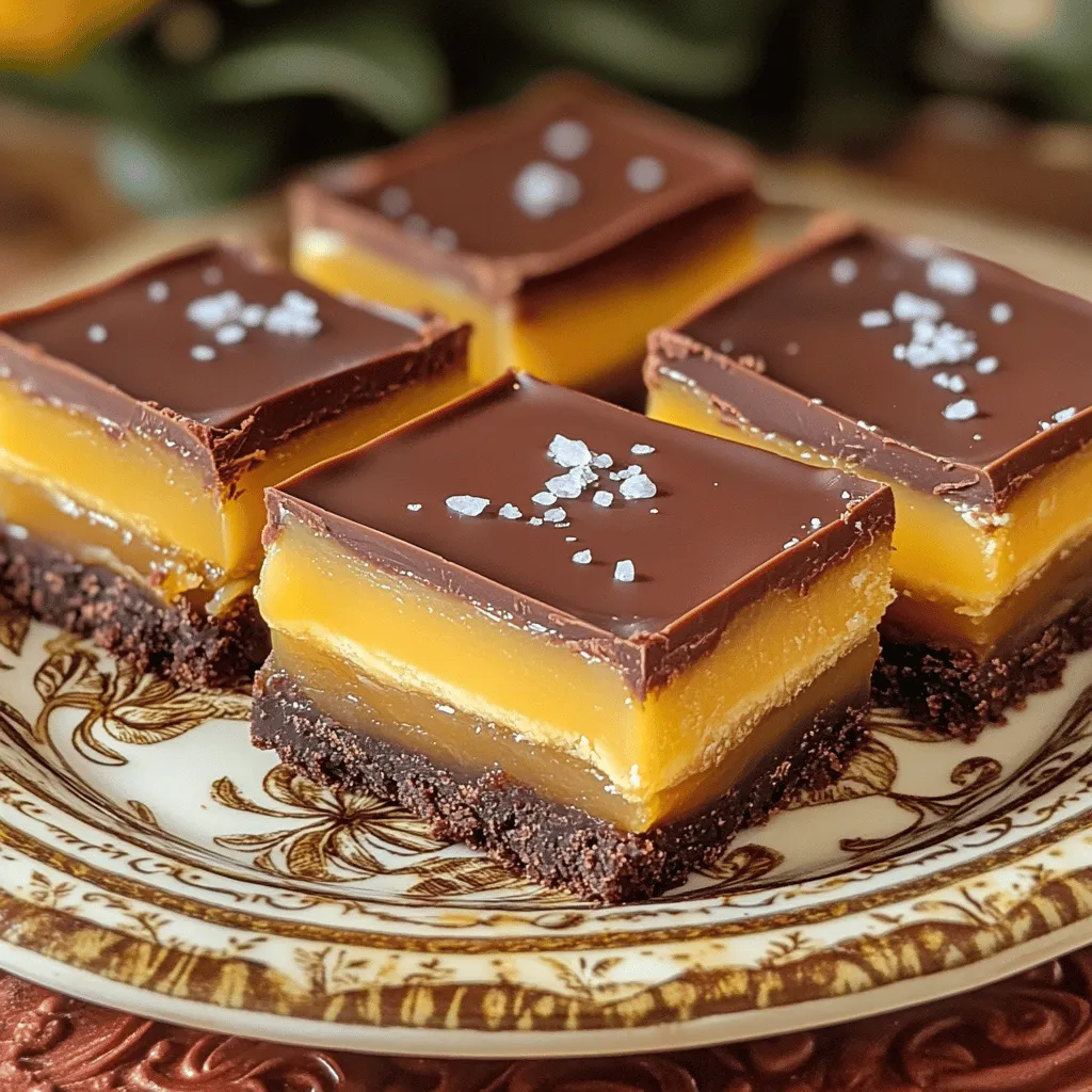 Salted Caramel Bars Irresistible Dessert Delight