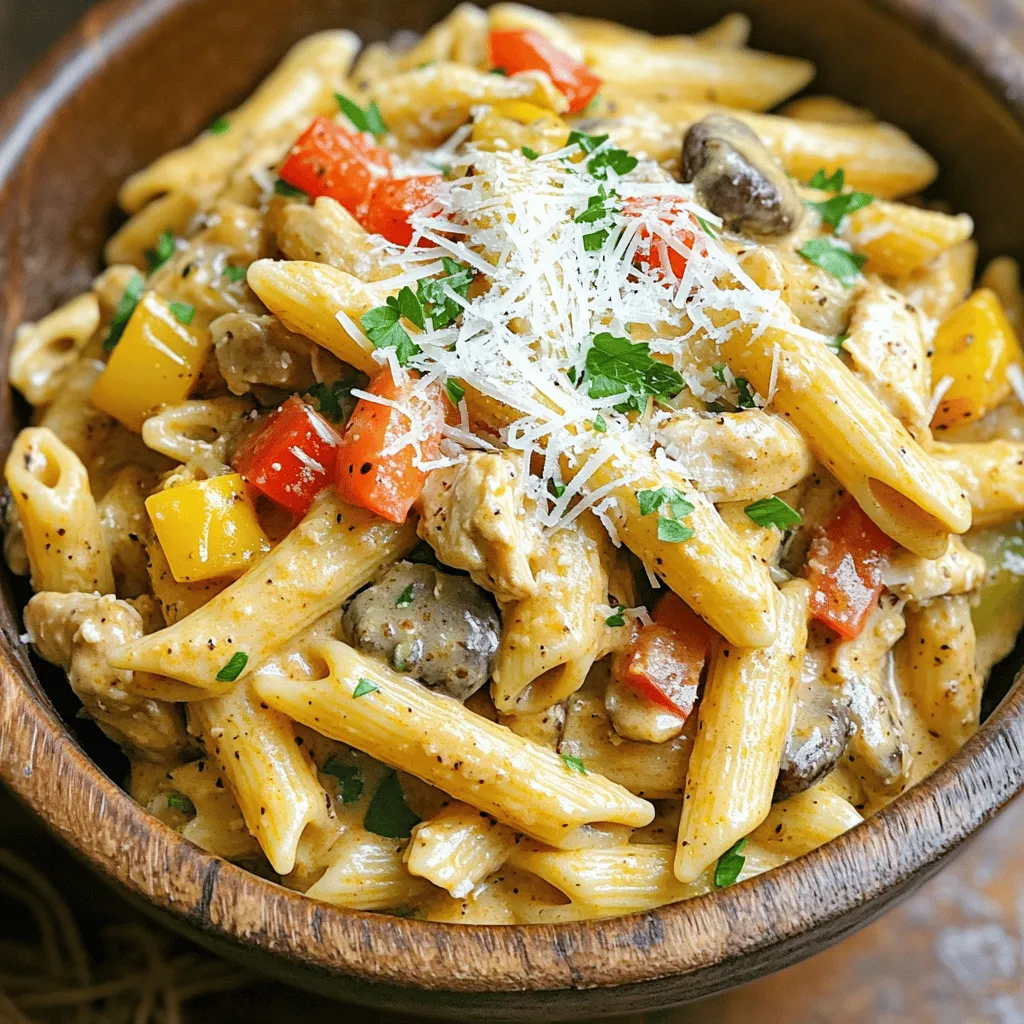 Slow Cooker Creamy Cajun Chicken Pasta Delight