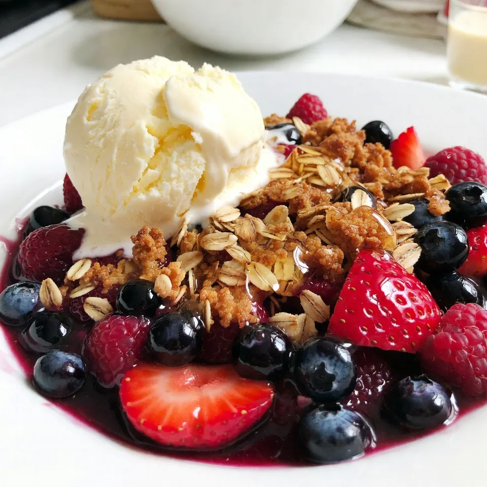 Triple Berry Crisp Delightful and Simple Dessert Recipe