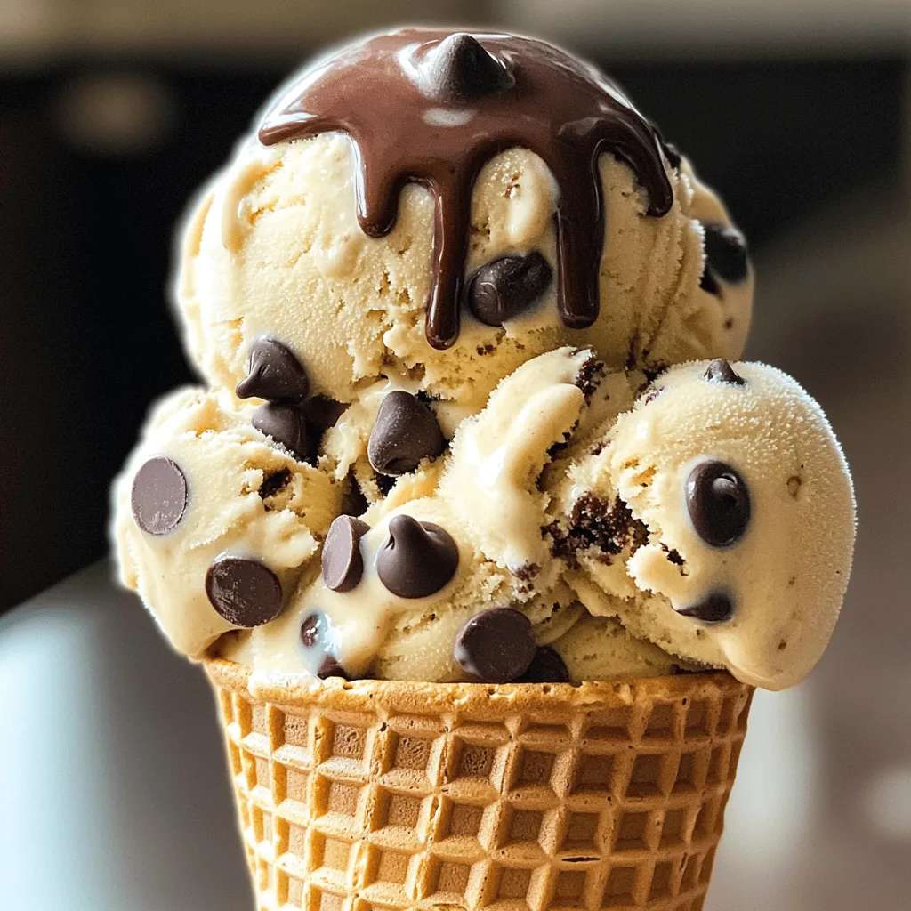 Chocolate Chip Cookie Dough Ice Cream Simple Treat