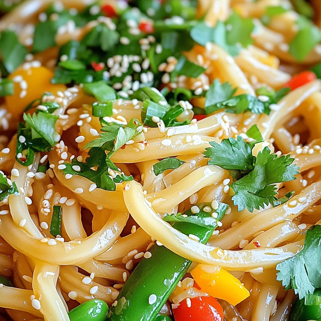 Savory Sesame Garlic Noodles Quick and Easy Dish
