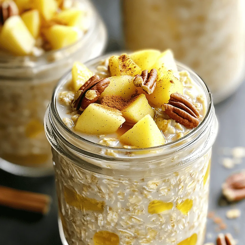Maple Cinnamon Overnight Oats Easy and Tasty Recipe