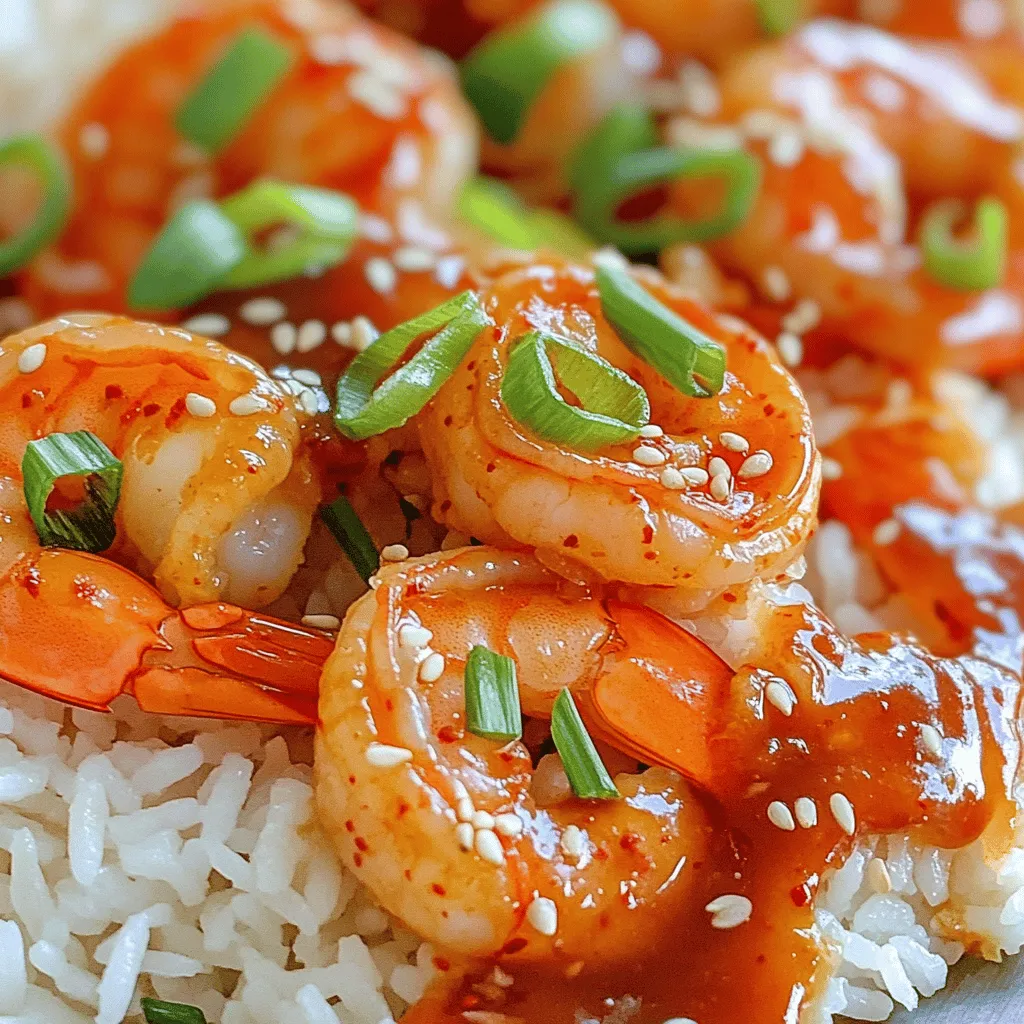 Sweet &#038; Spicy Gochujang Shrimp Flavorful Delight