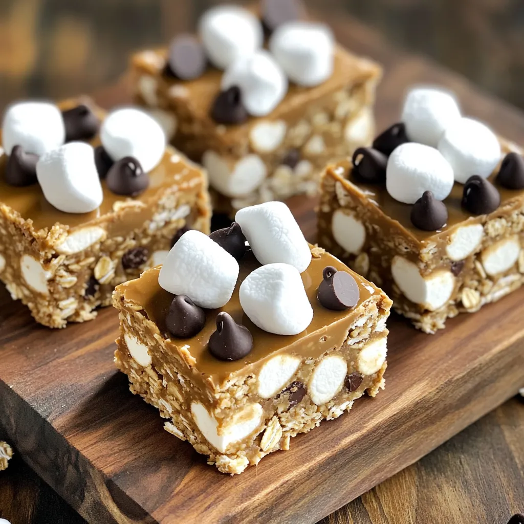 No-Bake S’mores Protein Bars Tasty Snack Idea