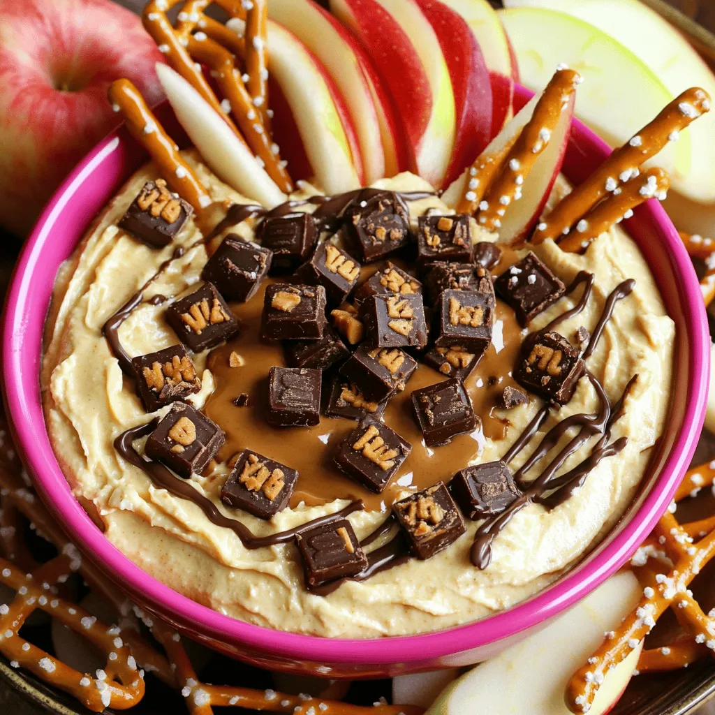 Twix Dip Irresistible and Easy Dessert Recipe