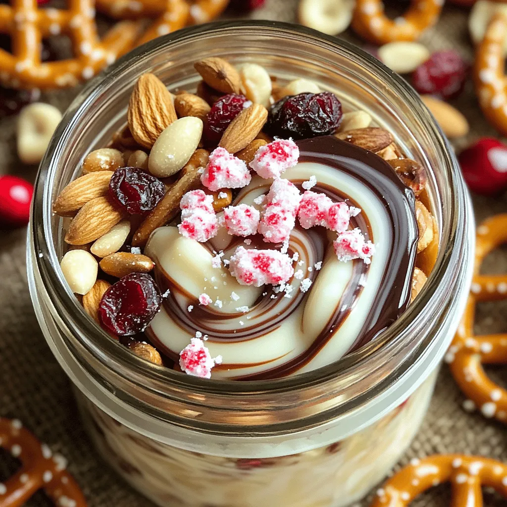 Peppermint Bark Trail Mix Festive and Tasty Treat