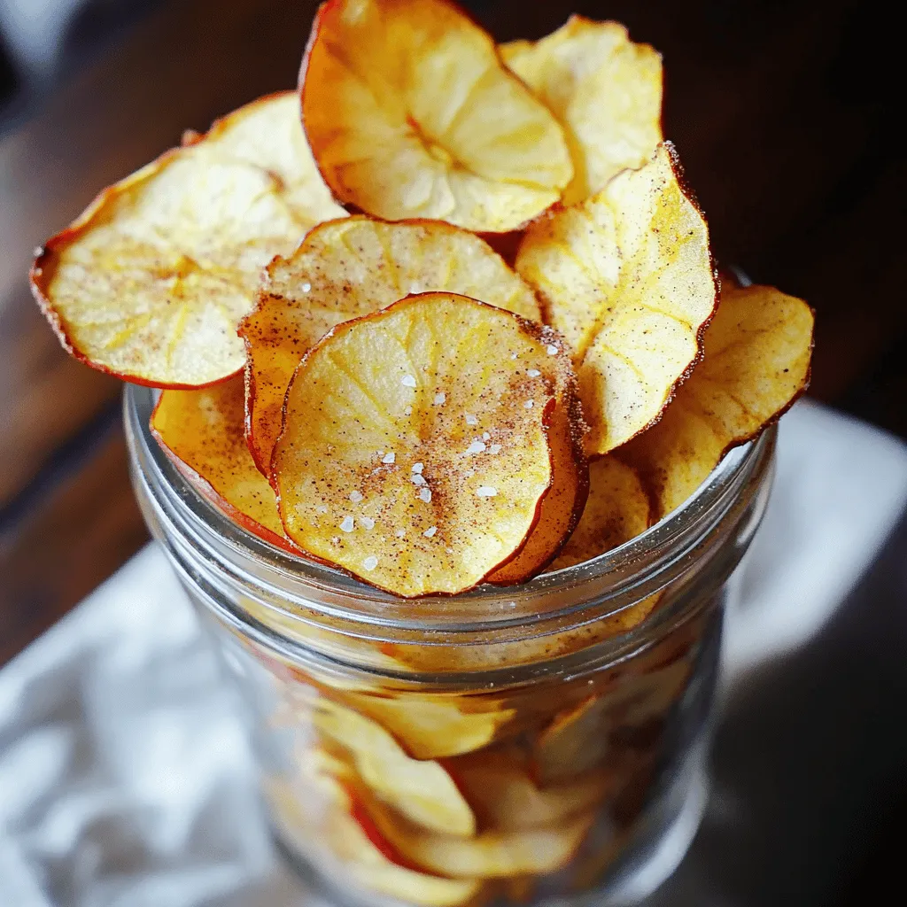 Baked Cinnamon Apple Chips Crunchy and Tasty Snack