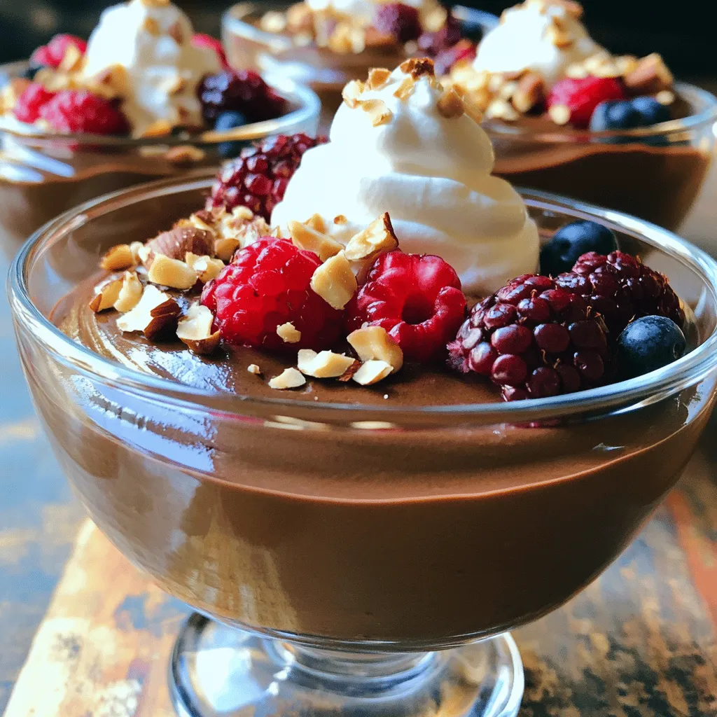 Chocolate Avocado Mousse Creamy and Nutritious Treat
