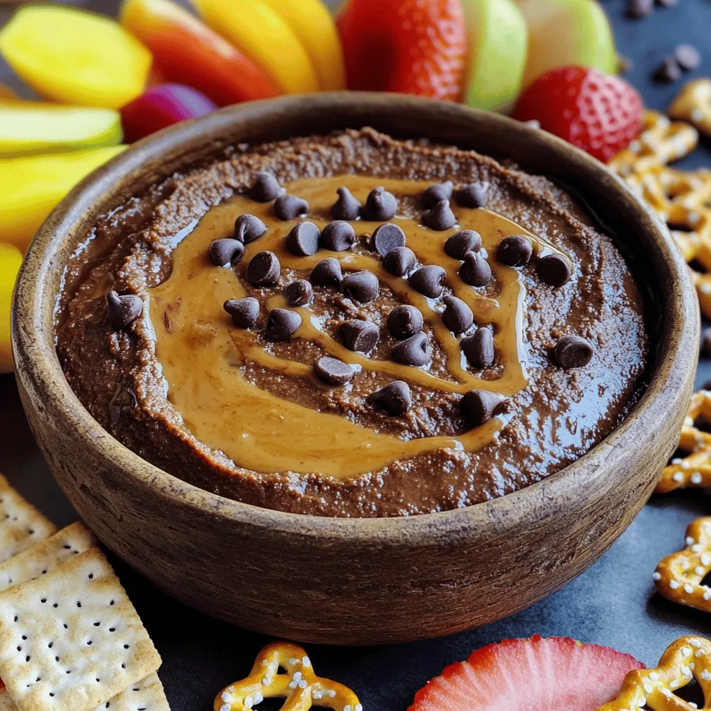 Brownie Batter Hummus Delicious and Creamy Dip Recipe