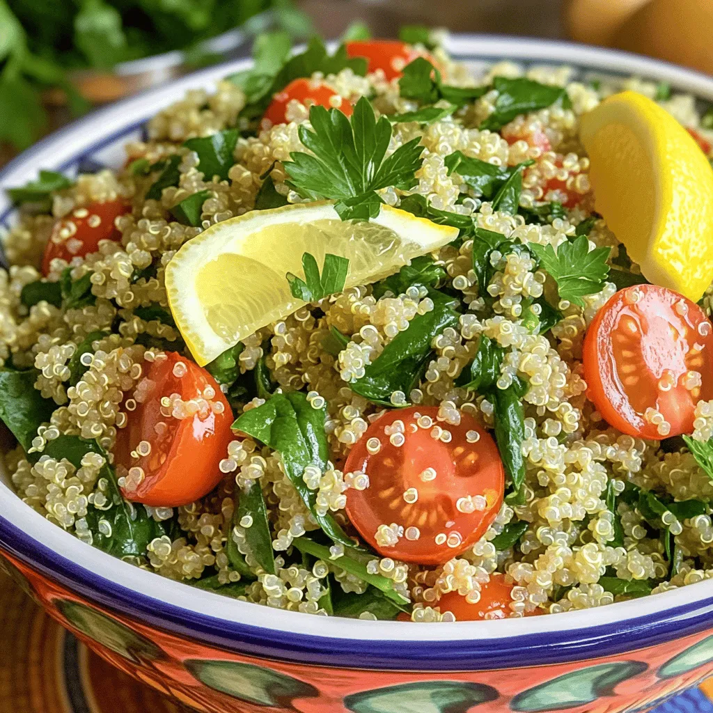 Zesty Lemon Herb Quinoa Pilaf Fresh and Flavorful Dish