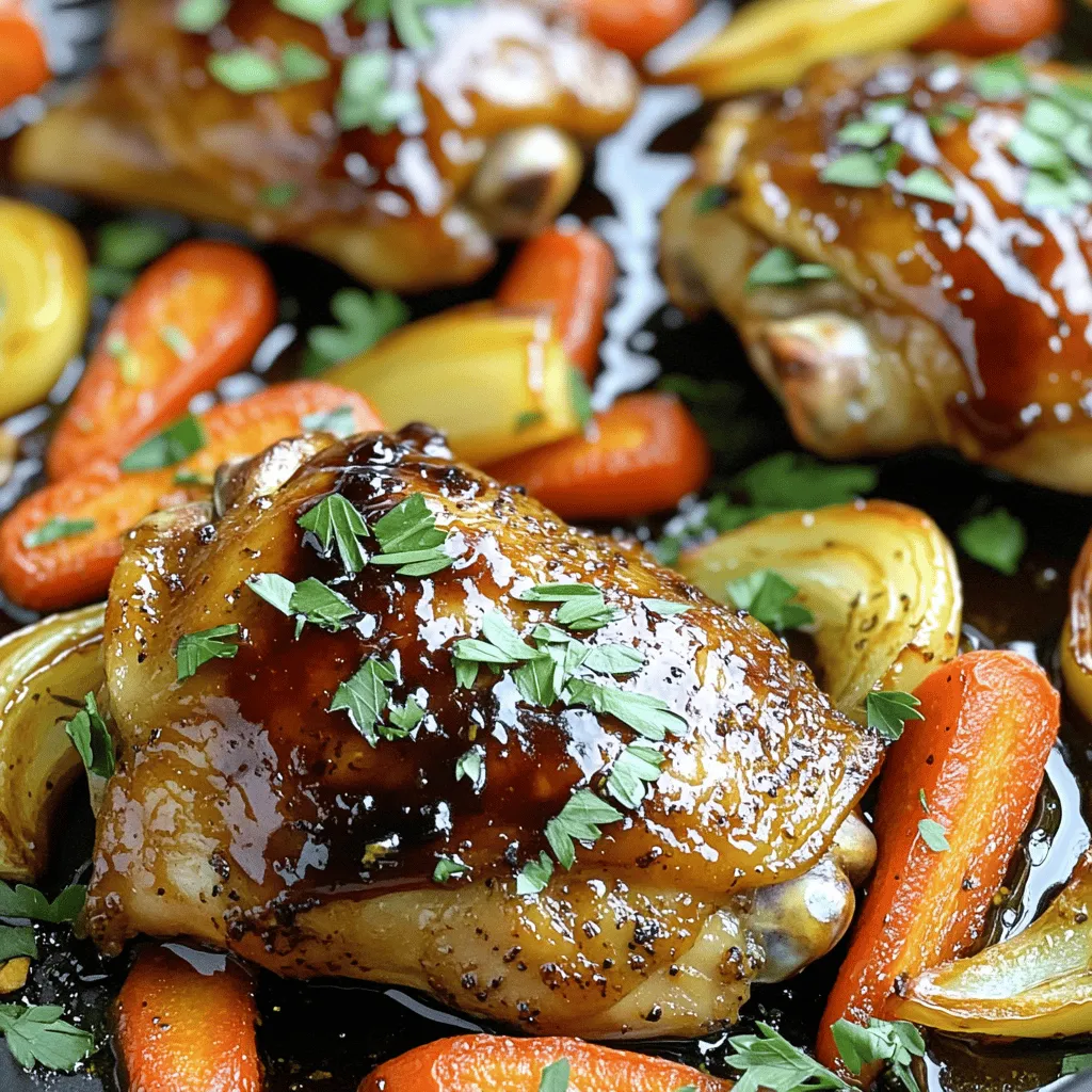 Sheet Pan Balsamic Chicken Carrots Tasty Dinner Idea