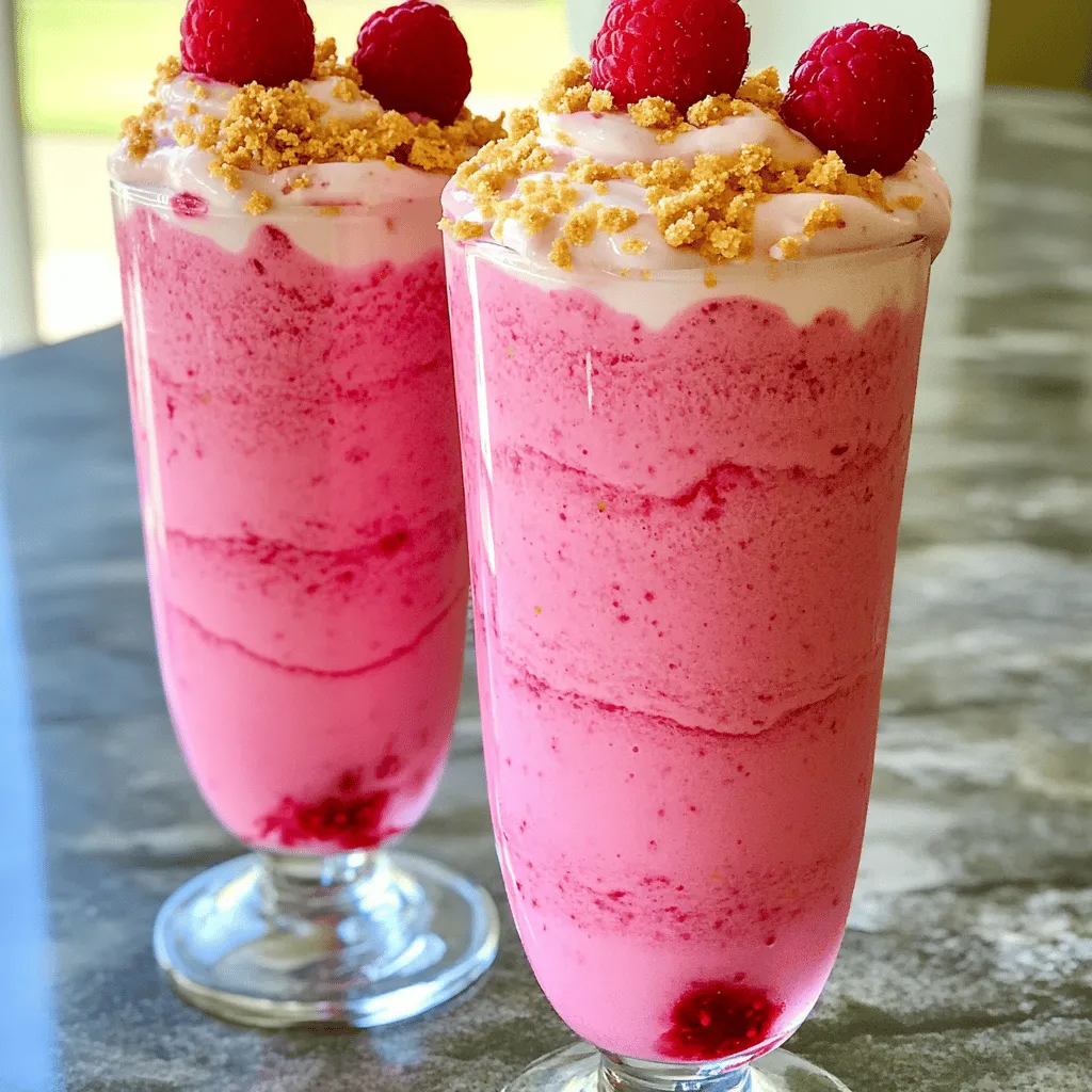 Raspberry Lemon Cheesecake Shake Delicious and Creamy