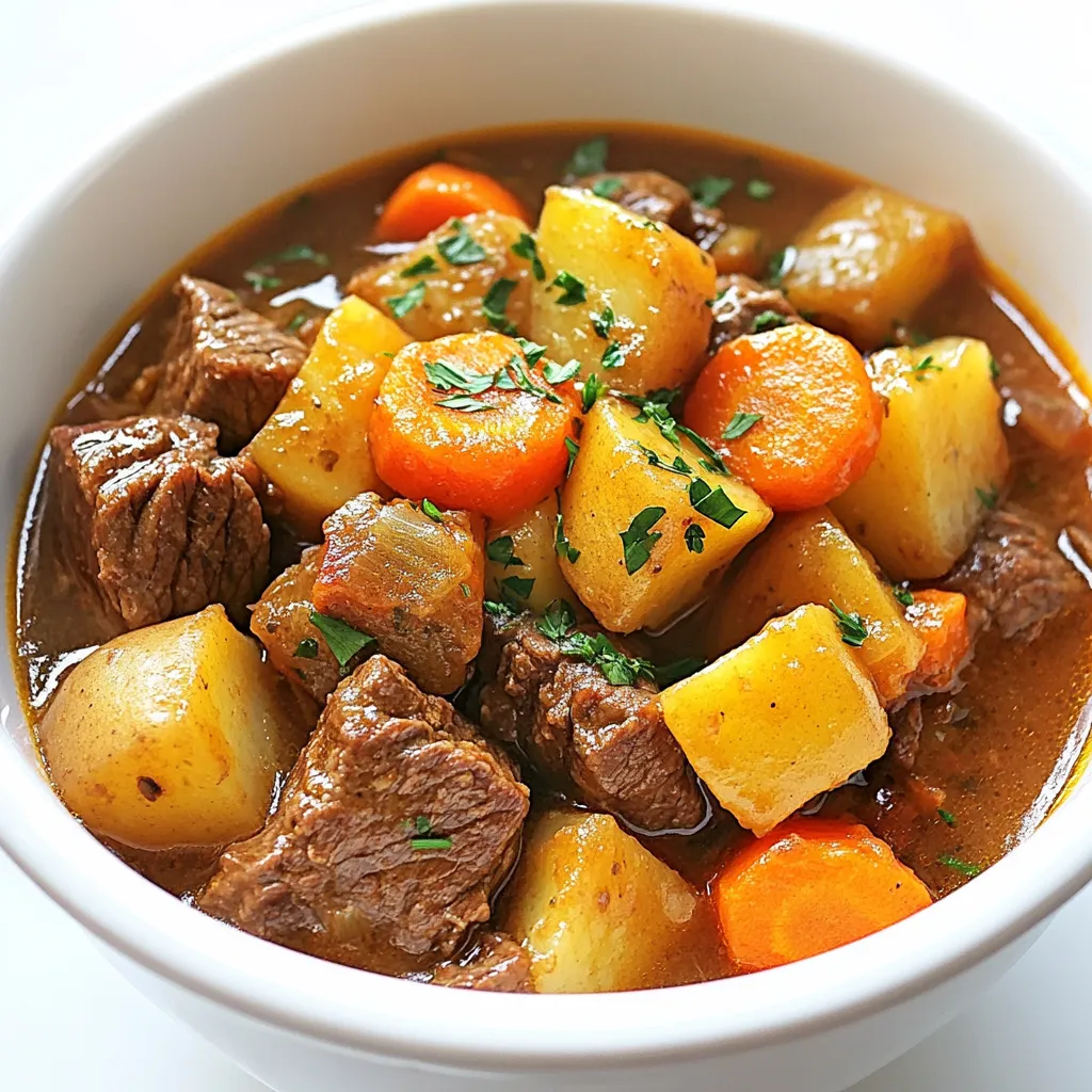 Crock Pot Beef Stew Simple and Hearty Recipe