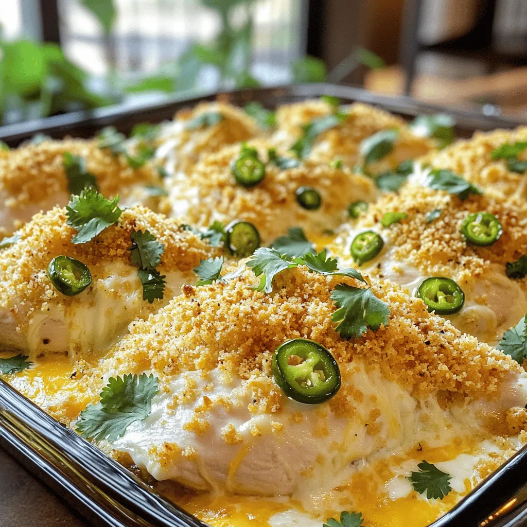 Jalapeño Popper Chicken Bake Flavorful Dinner Delight