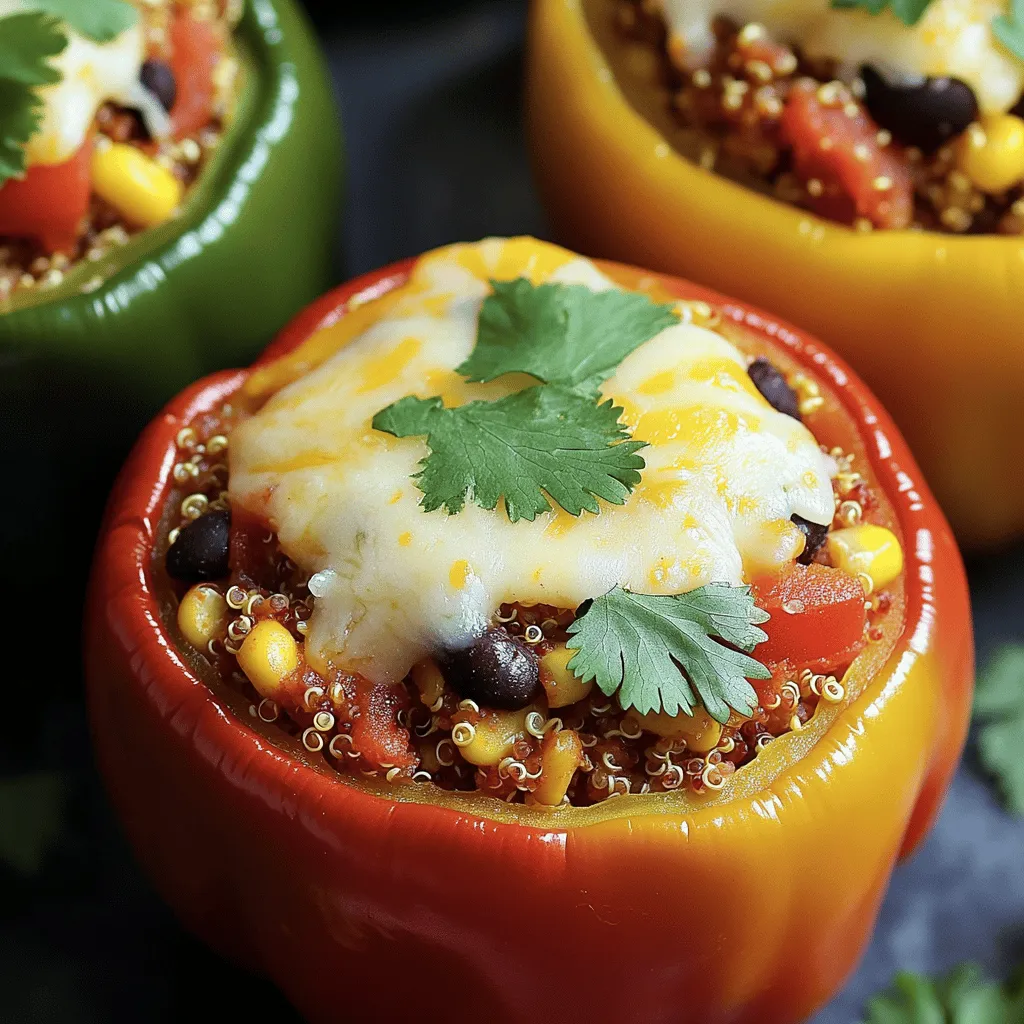 Vegetarian Stuffed Bell Peppers Deliciously Healthy Meal