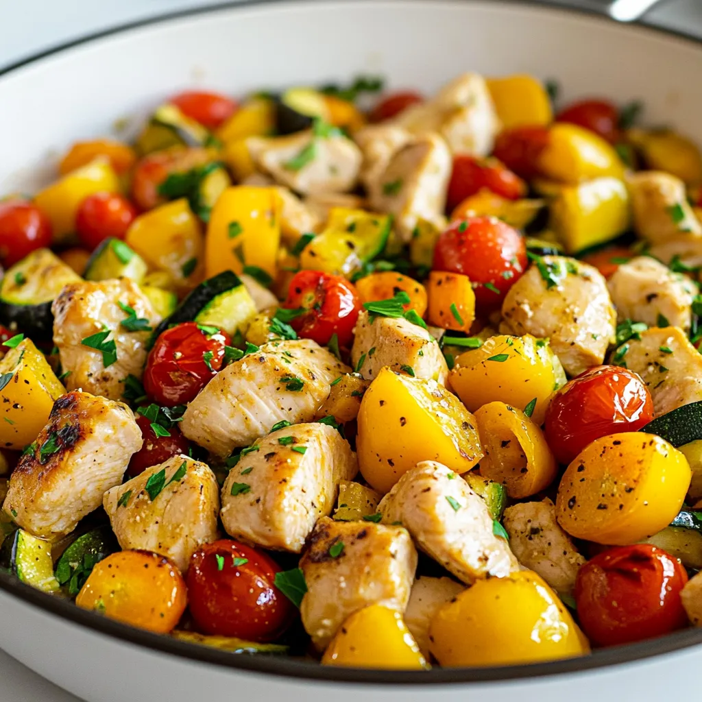 Chicken and Veggie Skillet Quick and Flavorful Meal