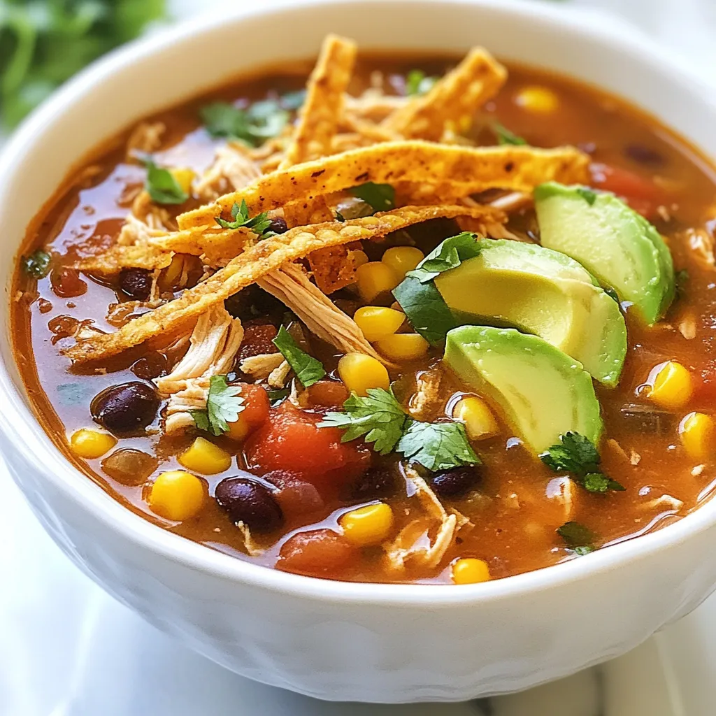 Slow Cooker Chicken Tortilla Soup Flavorful and Easy