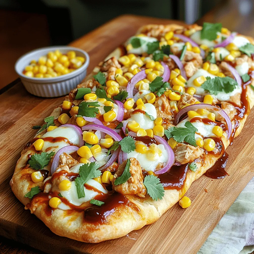BBQ Chicken Flatbread Tasty and Quick Recipe