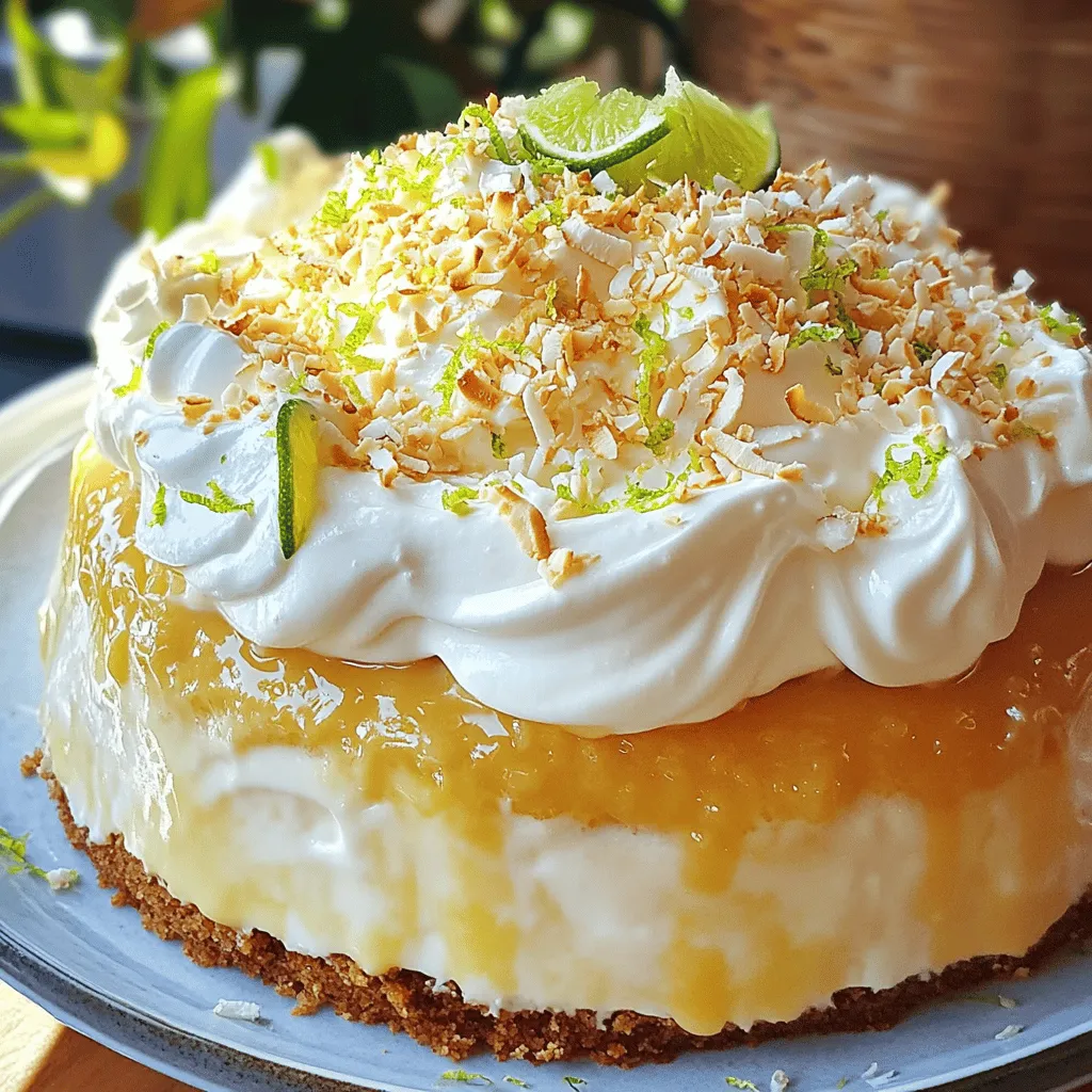 Coconut Lime Tres Leches Cake Delightful and Creamy