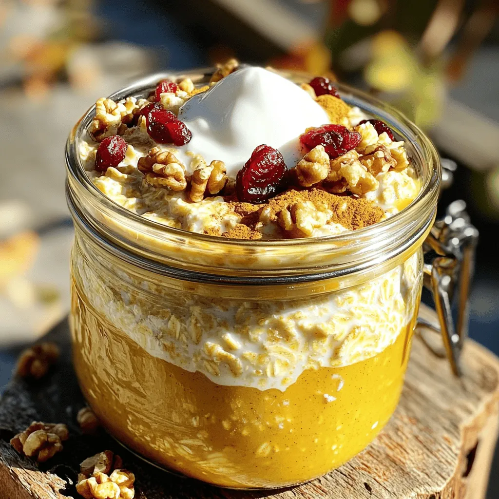 Pumpkin Spice Overnight Oats Easy and Delicious Recipe