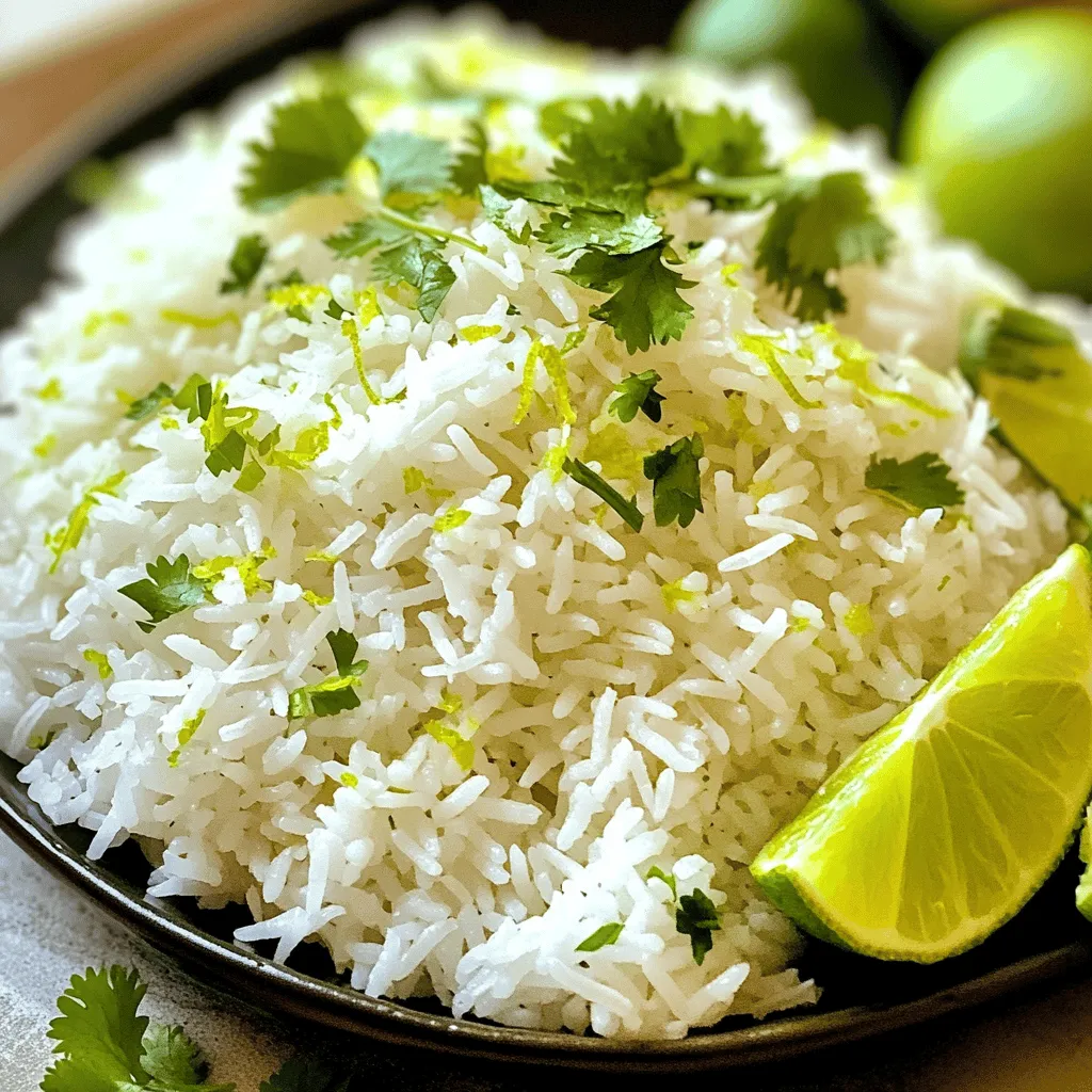 Coconut Lime Rice Flavorful and Easy Recipe Guide