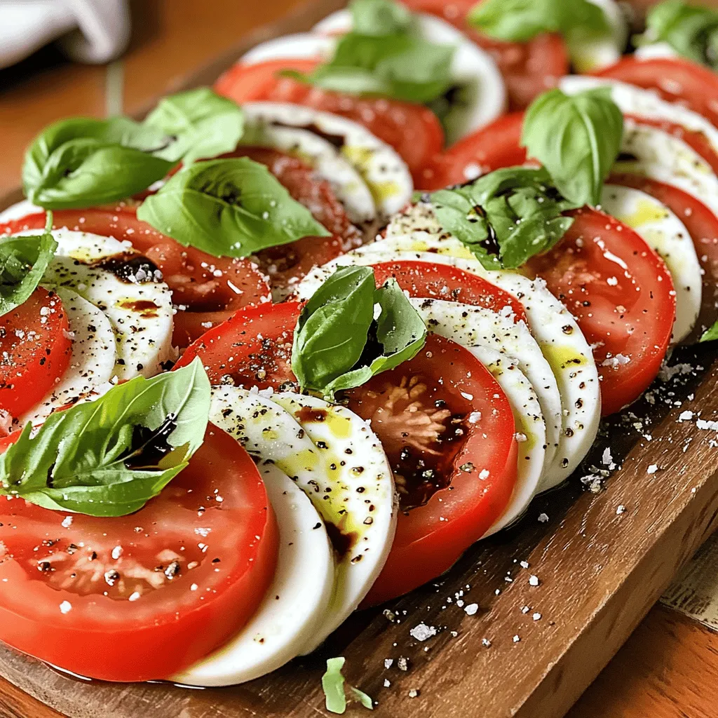 Caprese Salad with Fresh Mozzarella Delightful Recipe