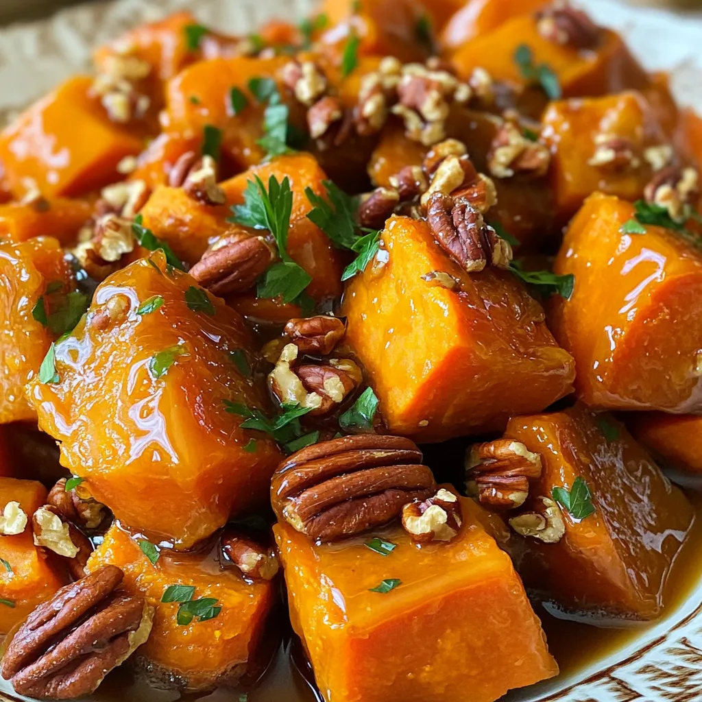 Maple Pecan Sweet Potatoes Delightful Side Dish
