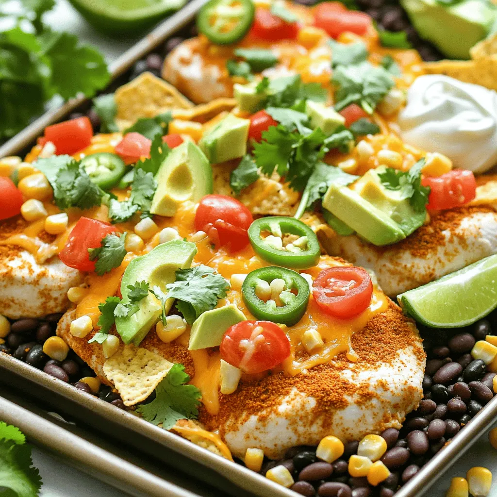 Sheet Pan Nacho Chicken Tasty and Easy Dinner Recipe
