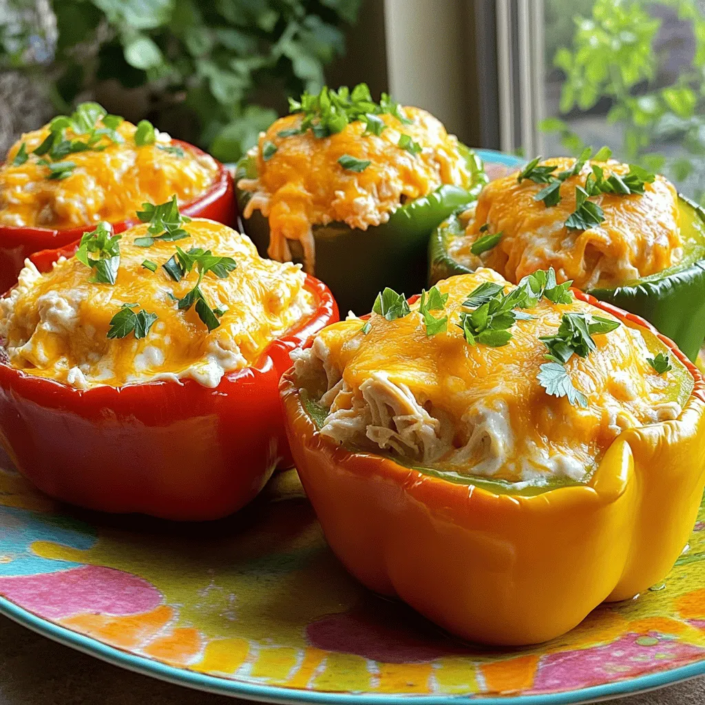 Buffalo Chicken Stuffed Peppers Tasty and Easy Recipe