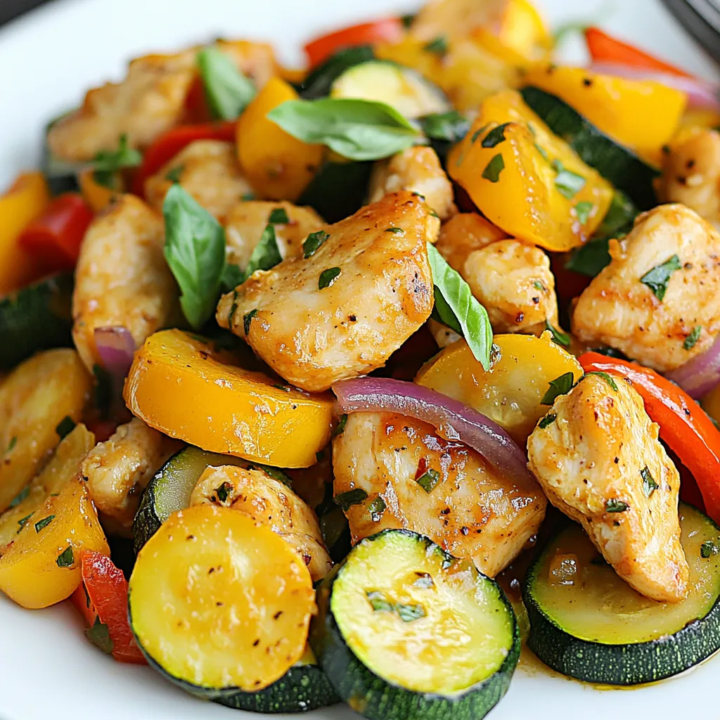 Chicken Zucchini Skillet Flavorful and Simple Meal