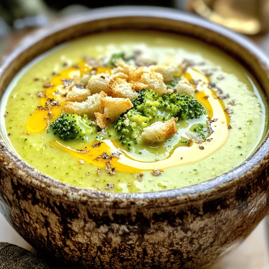 Creamy Broccoli Cheddar Soup Tasty and Simple Recipe