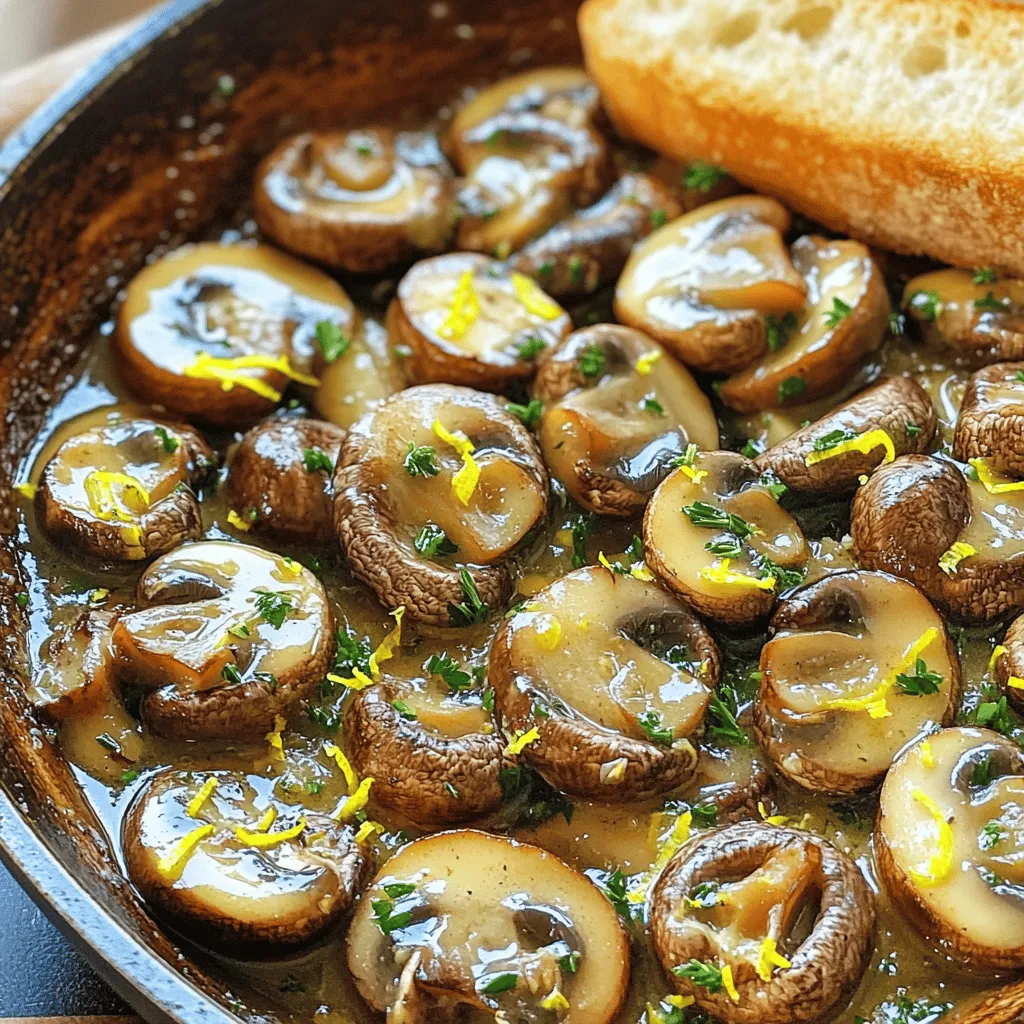 Flavorful Garlic Butter Mushroom Skillet Recipe