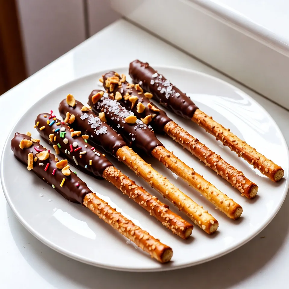 Chocolate Covered Pretzel Rods Tasty and Fun Treats