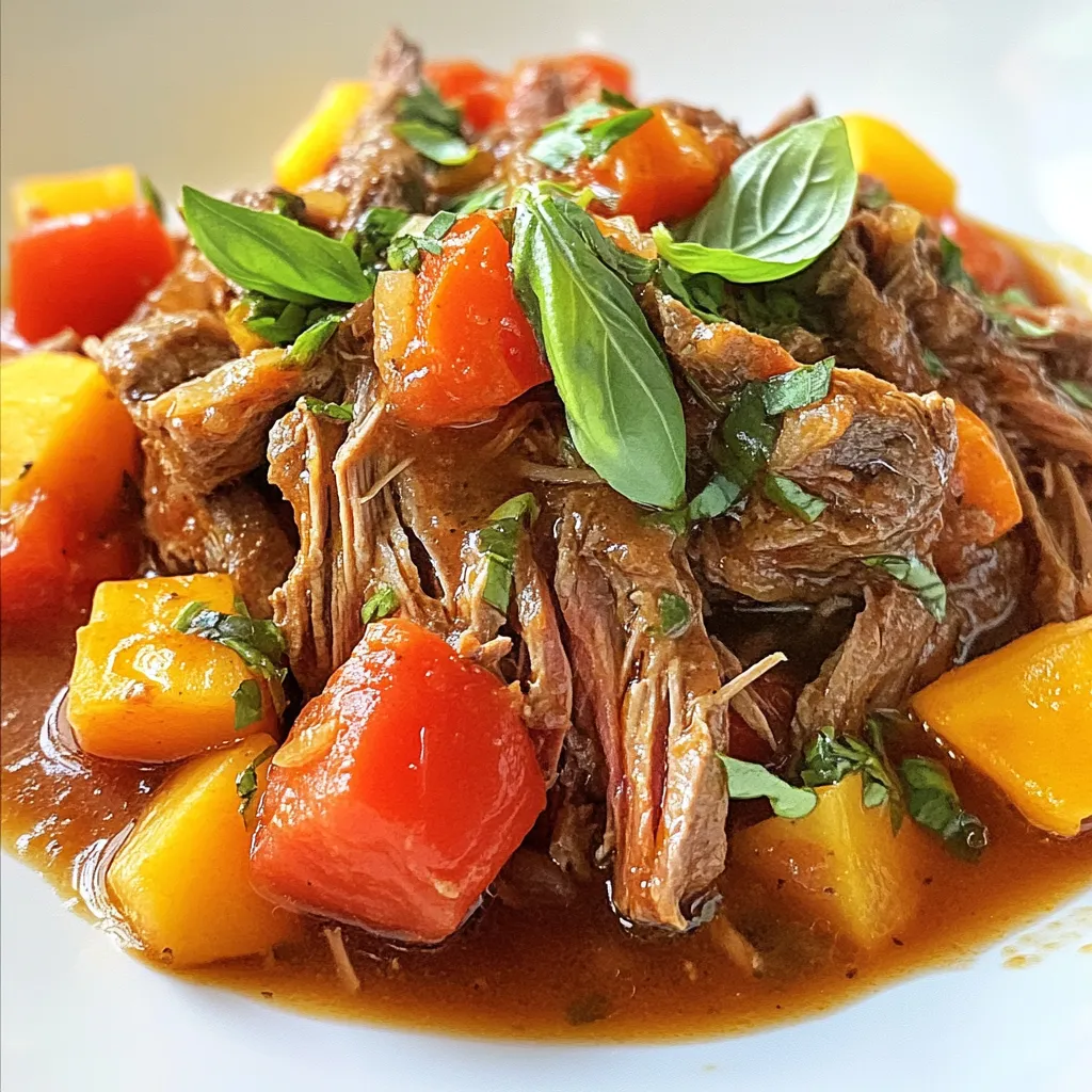 Tuscan Slow Cooked Beef Roast Simple and Tasty Meal