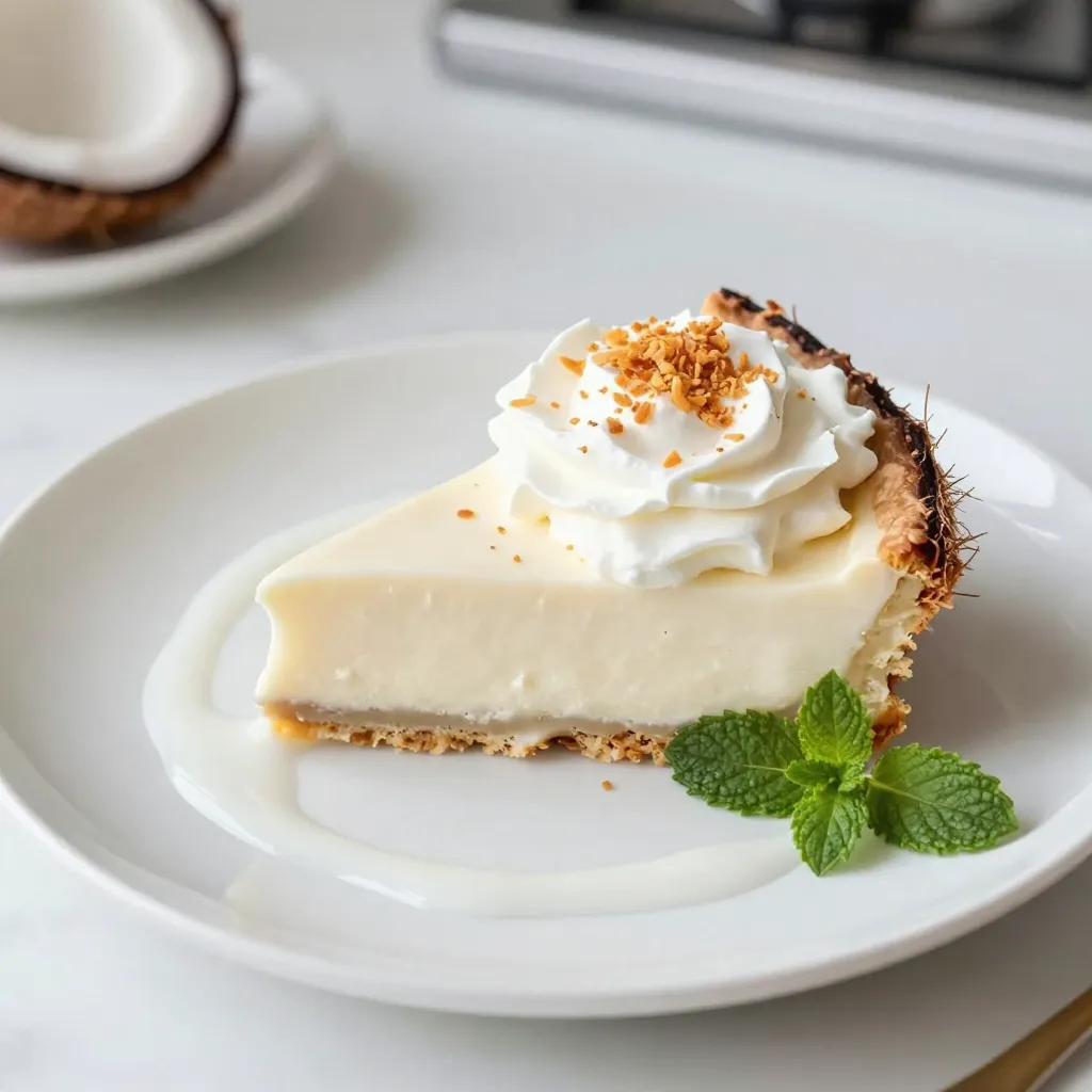 Coconut Cream Pie Rich and Creamy Delight Recipe