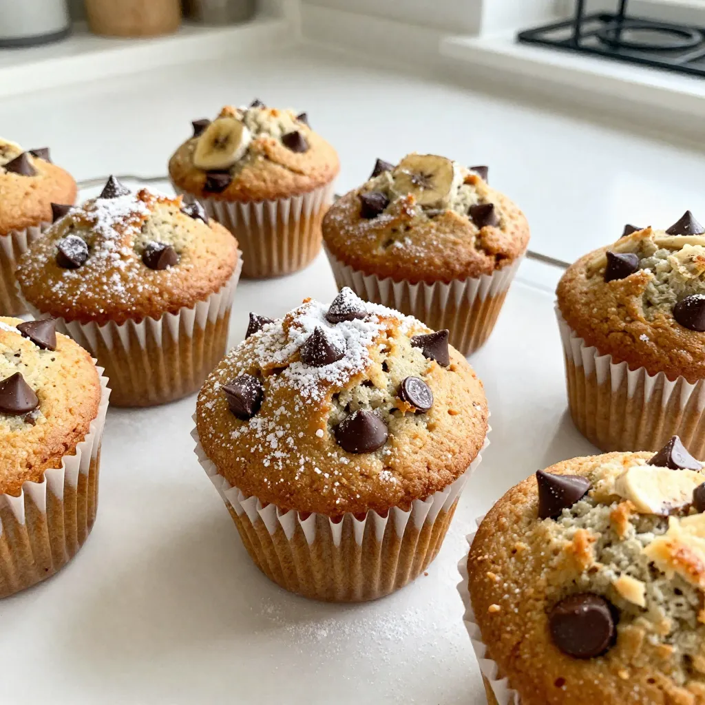 Chocolate Chip Banana Bread Muffins Delightful Treat