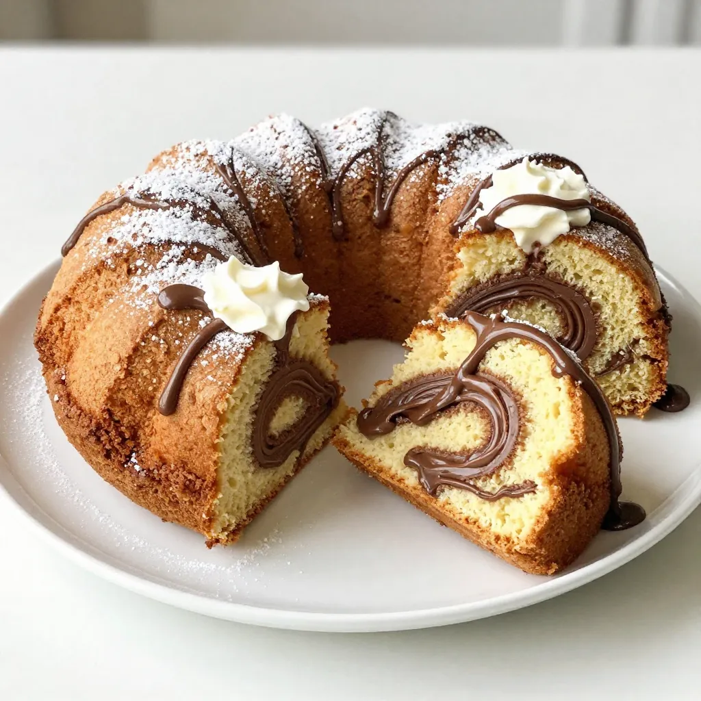 Nutella Swirl Pound Cake Rich and Flavorful Delight