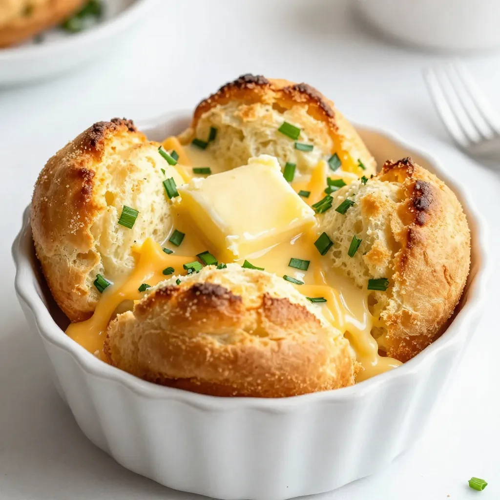 Cheddar Chive Popovers Fluffy and Easy Recipe
